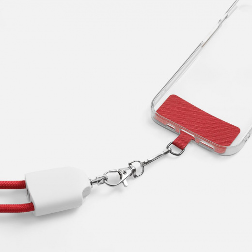 Кабель-ланьярд energyFlex Pro, красный в Рязани
